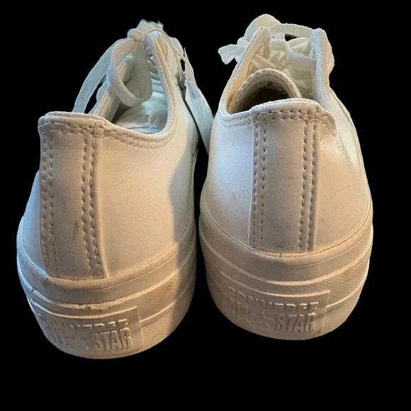 Converse Platform Chuck Taylor All Star Low Top Sneakers Size 7 - Picture 3 of 6